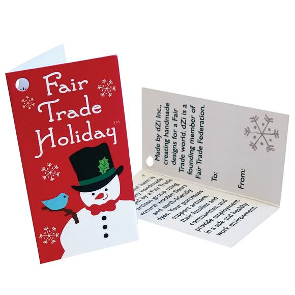 Snowflake Sloth Hanging Ornament Hand Felted Wool Fair Trade - Picture 2 of 2